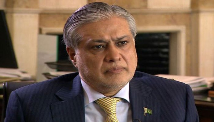 PML-N leader Ishaq Dar. -APP/file