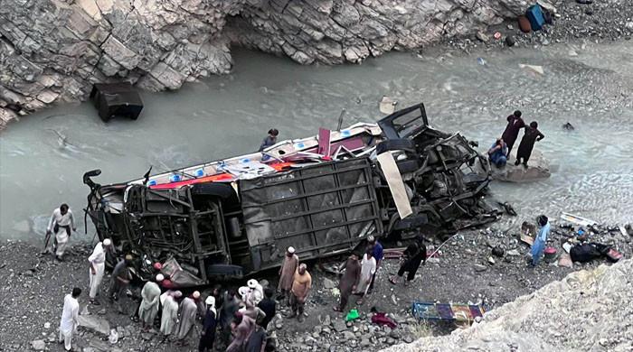 20 perish as bus plunges into ravine