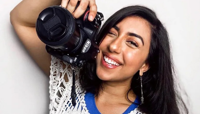 Late Pakistani-American photographer Sania Khan. Photo courtesy Chicago Suntimes.