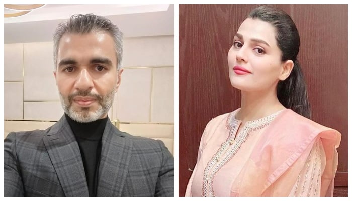 Norwegian-Pakistani businessman Umar Farooq Zahoor and Pakistani model Sophia Mirza. -Pictures by reporter