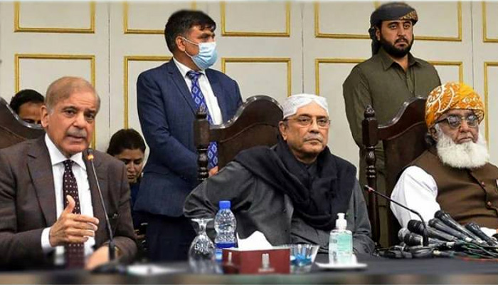 Maulana Fazal ur Rehman will chair the meeting and Nawaz Sharif will address it via video. -APP/file