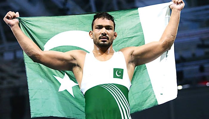 Pakistans premier wrestler Mohammad Inam. -