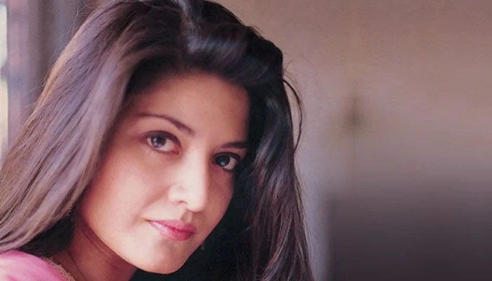 Pakistans first female pop singer, Nazia Hassan (late). &mdash; File.