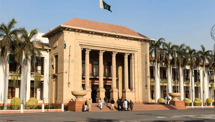 Punjab Assembly building. — Punjab Assembly website