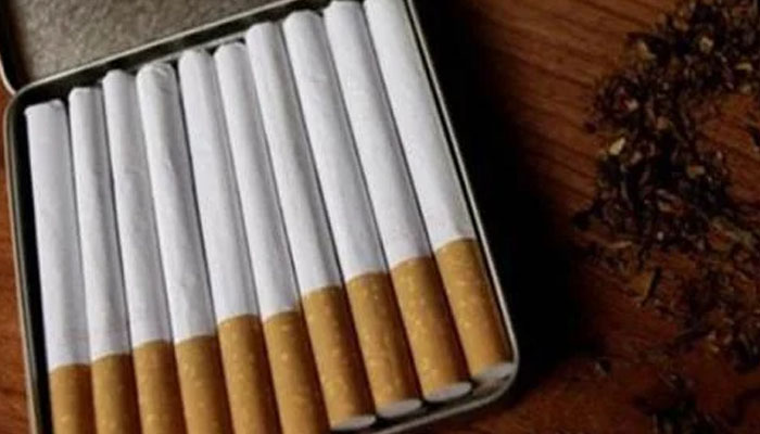A packet of cigarettes can be seen in this file photo