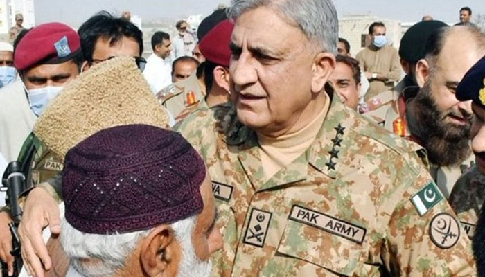 Army Chief General Qamar Javed Bajwa visited the flood-hit areas and vowed he won’t rest till every flood victim is settled. Twitter