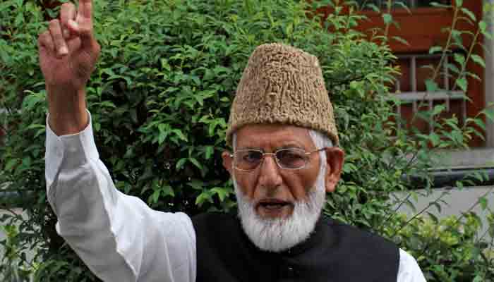 former chief of the All Parties Hurriyat Conference Syed Ali Shah Geelani. —File Photo