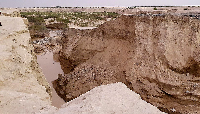 Geological changes in Balochistan land observed