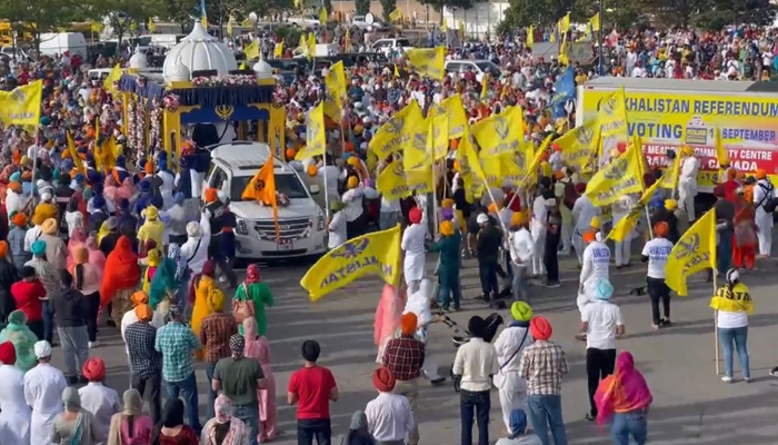Vandalism of Sikh leader’s poster, Hindu temple triggers tension in Canada