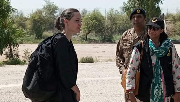 Angelina Jolie visits Sindh’s flood-ravaged areas