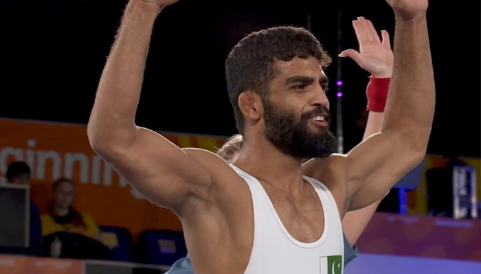 Pakistani athlete Ali Asad.