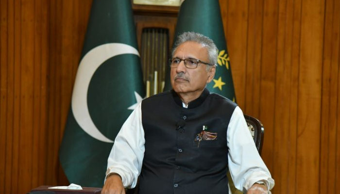 President Dr Arif Alvi. —APP
