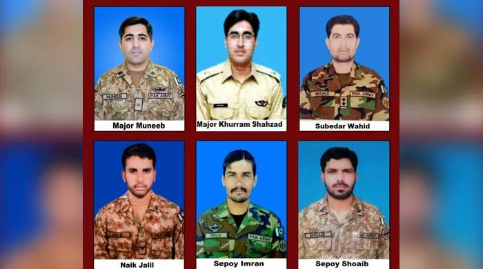 Two Majors among six troops martyred in copter crash