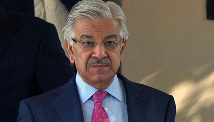 Defence Minister Khawaja Asif. File photo