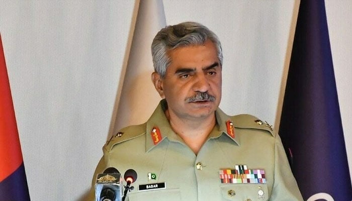 Inter-Services Public Relations (ISPR) Director General Major General Babar Iftikhar. – ISPR