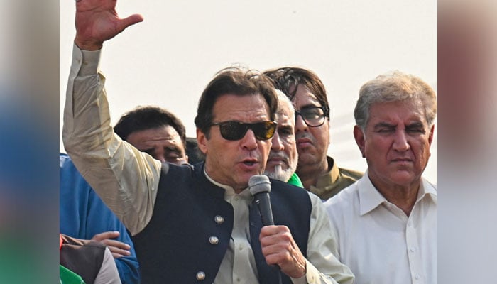 Pakistan Tehreek-e-Insaf (PTI) Chairman Imran Khan. —AFP