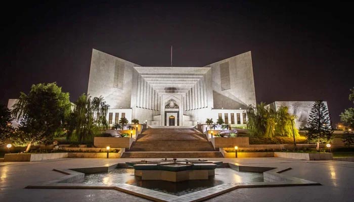 The view outside the building of the Supreme Court of Pakistan. — SC website
