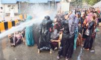 Healthcare workers face baton charge, water cannons as they try to march on CM House
