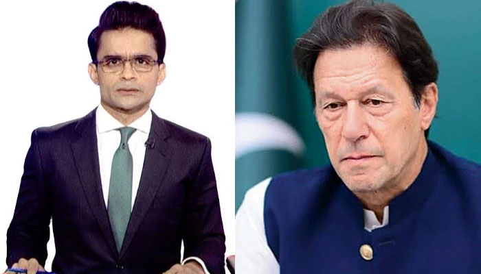 Shahzeb Khanzada (Left) and Imran Khan. The News/File