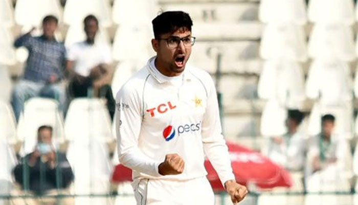 Pakistan’s bowler Abrar Ahmed. Twitter