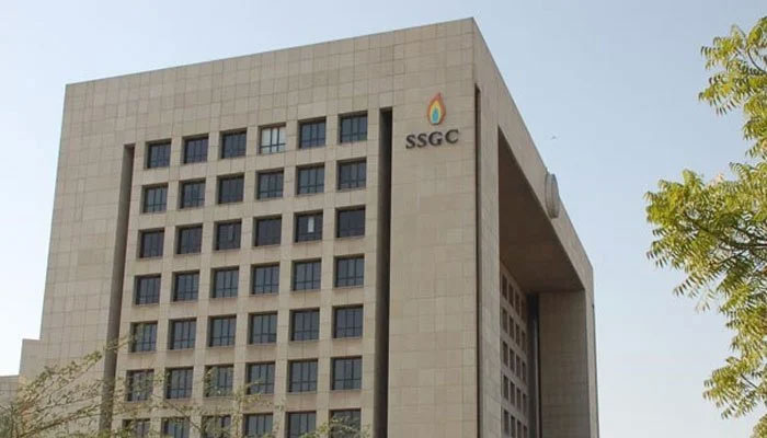 A The News file photo of the Sui Southern Gas Company (SSGC) building in Karachi.