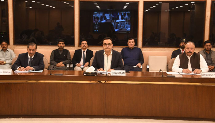 Noor Alam is seen chairing a meeting of the Public Accounts Committee on November 17, 2022. PID