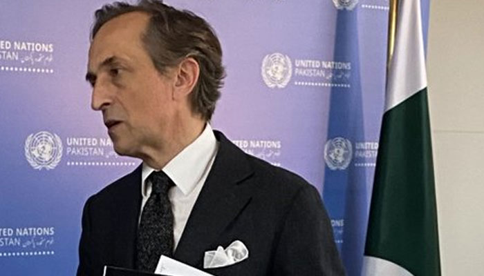 UN Resident Coordinator for Pakistan Julien Harneis. Twitter