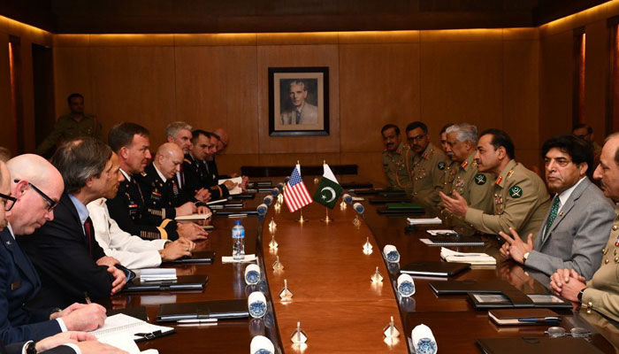 Commander US Central Command (CENTCOM) General Michael Erik Kurilla discussed regional security situation with (COAS) General Asim Munir. ISPR