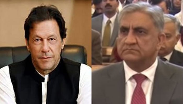 PTI Chairman Imran Khan and former army chief Gen (R) Qamar Javed Bajwa. —File