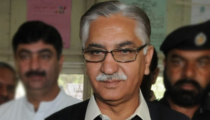 Former Senate Chairman Nayyer Hussain Bukhari. —PID