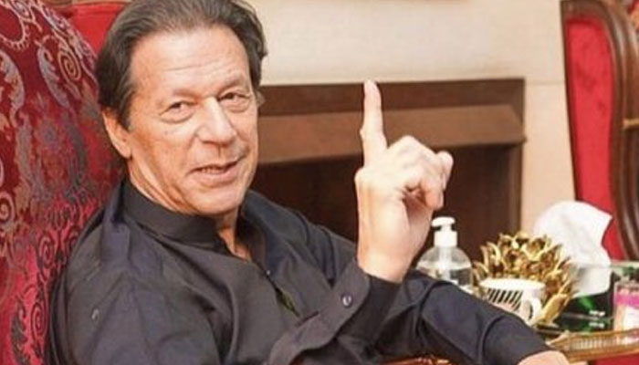 Imran Khan photographed on November 20, 2022. Twitter