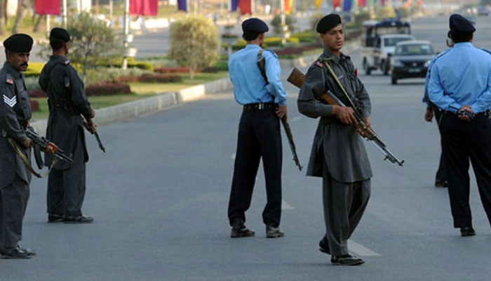 A representational image of Islamabad police. — AFP/File