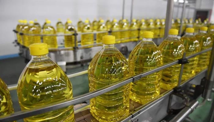 A representational image of oil bottles. — AFP