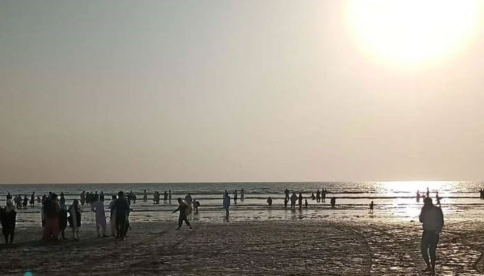 A representational image of Karachis Sea View beach