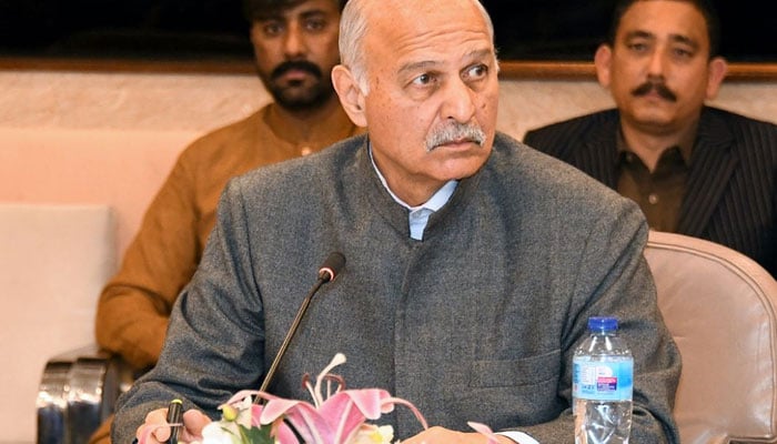 Convener/Senator Mushahid Hussain Syed chaired the meeting of Sub-Committee of Public Accounts Committee (PAC) at Parliament House on January 13, 2023. Twitter/NA_Committees