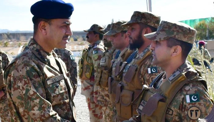 Gen Asim Munir, Chief of the Army Staff (COAS), visited the Khuzdar and Basima areas of Balochistan on January 17, 2023. ISPR