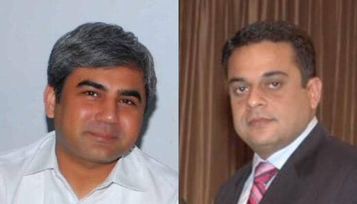 Syed Mohsin Raza Naqvi (left) and Ahad Raza Cheema. — Facebook/Twitter/@MohsinnaqviC42