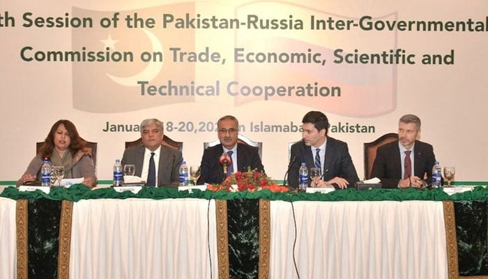 The 80-member Russian delegation led by Russian energy minister Nikolay Shulginov arrived in Islamabad for three-day (January 18-20) talks on energy and trade. Ministry of Economic Affairs