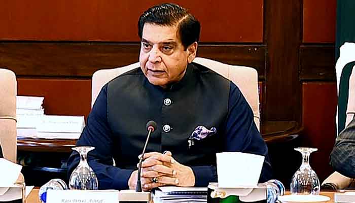 Speaker National Assembly Raja Pervez Ashraf chairing a meeting of the PIPS Board of Governors on November 21, 2022. —APP/File