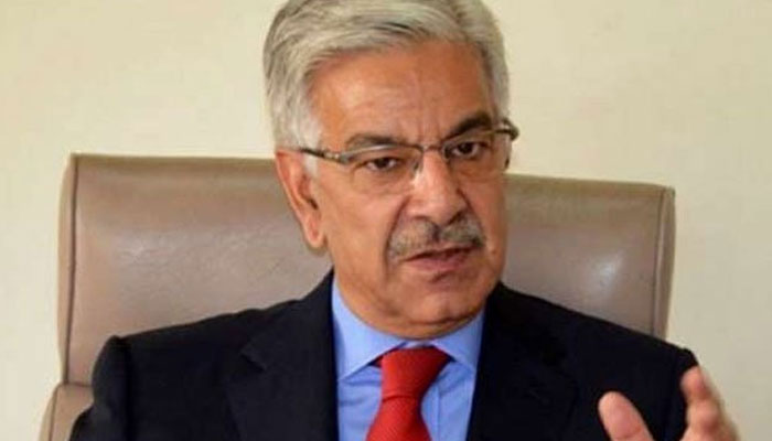 Minister for Defence Khawaja Asif. The News/File