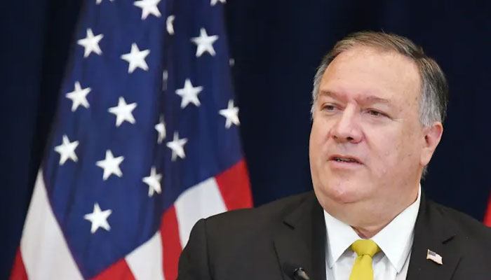U.S. Secretary of State Michael Pompeo speaks during a press conference with Iraq’s Foreign Minister Fuad Hussein at the State Department in Washington on Aug. 19, 2020. — AFP/File