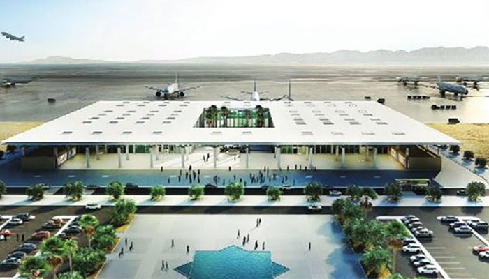 An undated image of New Gwadar International Airport. — Official CPEC website