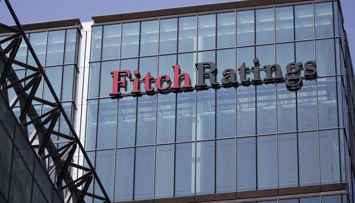 The logo of Fitch Ratings. — AFP/File