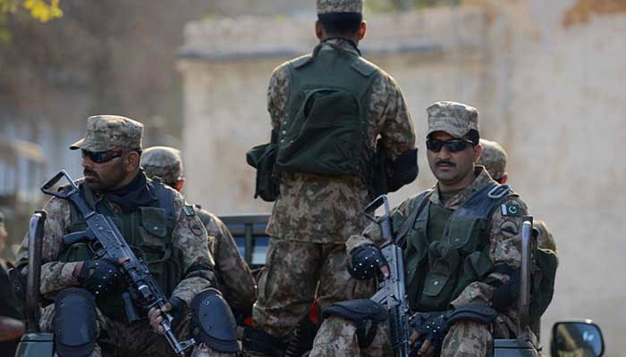 Two Pakistani army soldiers embraced martyrdom during an exchange of fire with terrorists in Balochistan. — AFP/File
