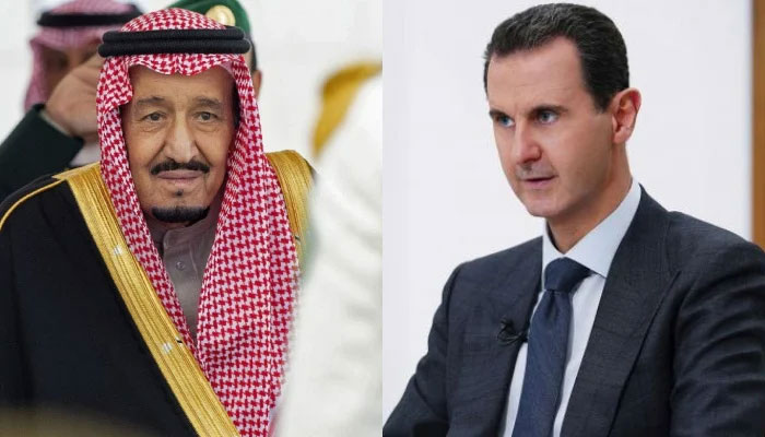 Saudi King Salman bin Abdulaziz (left) and Syria President Bashar al-Assad. — AFP