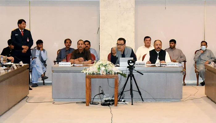 Public Accounts Committee (PAC) meeting under chairman Noor Alam Khan. —PAC website