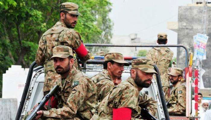 A representational photo of the Pakistan Army. — AFP/File
