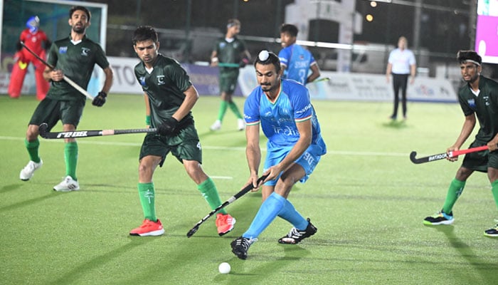 India clinches mens junior Asia Cup title as Pakistan falls short.—Twitter@asia_hockey