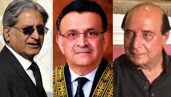 Aitzaz Ahsan, Latif Khosa meet CJP - Vimarsana News