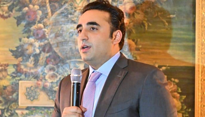 Pakistan Peoples Party Chairman and Foreign Minister Bilawal Bhutto Zardari. The News/File
